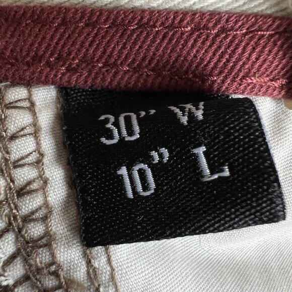 Narragansett Traders Men's Cargo Shorts Size 30 Flat Front Brown Cotton - Picture 5 of 10